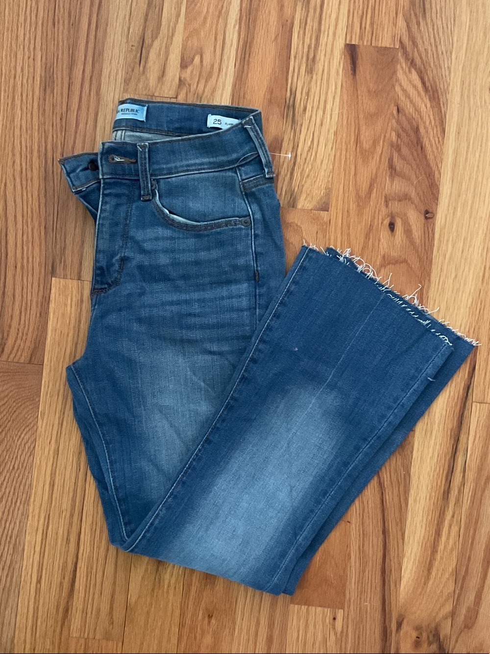 Banana Republic Women's Wide-Leg Jeans - Blue